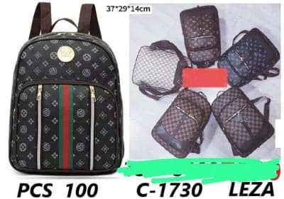 women's PU leather fashion backpack