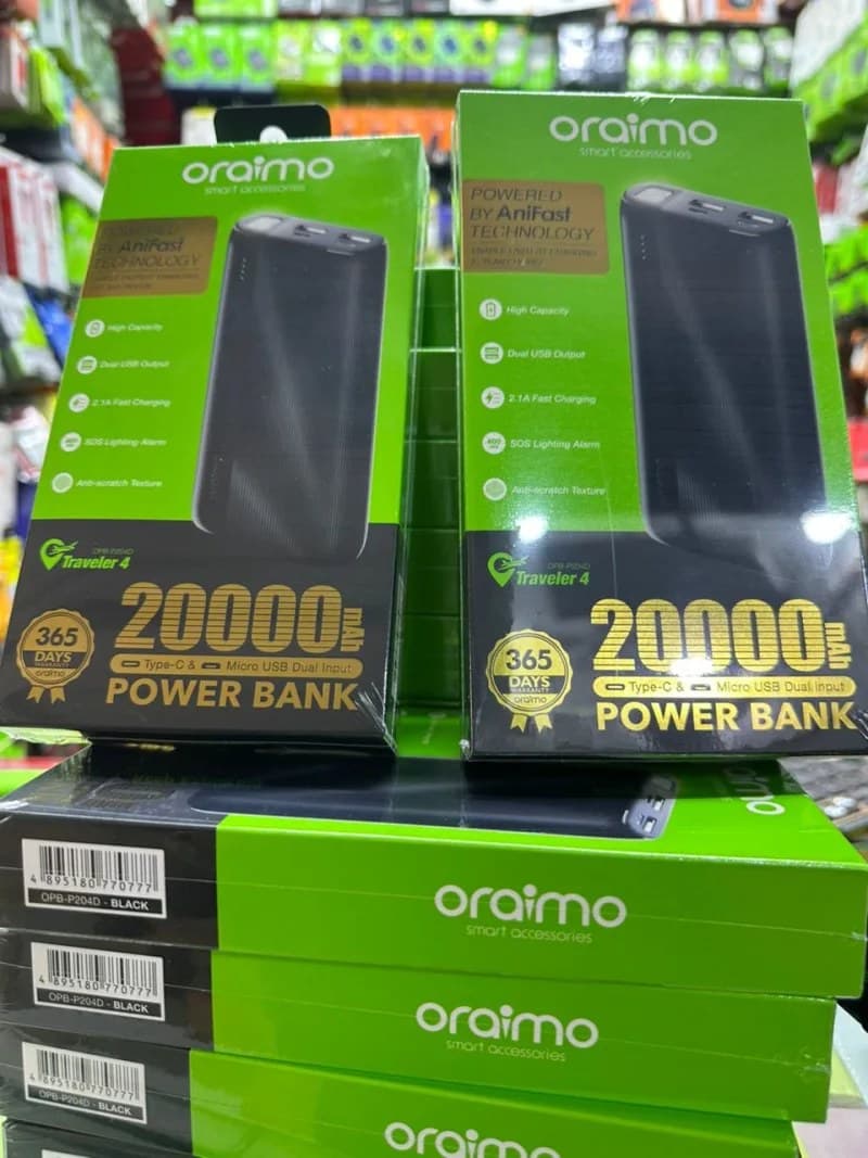 oraimo Traveler 4 20000mAh 10.5W Power Bank